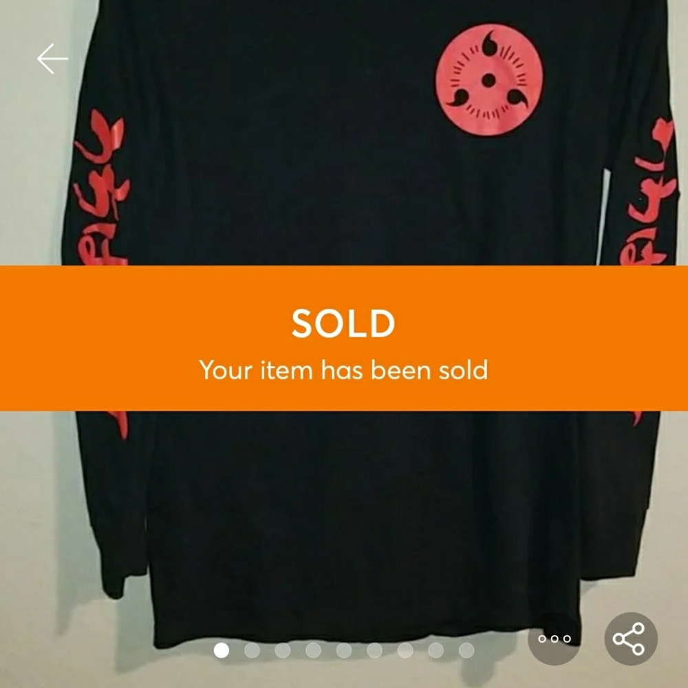 🚫Sold!!🚫Sasuke Uchiha Sharigan shirt (Naruto)